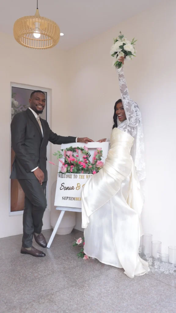 Nigerian feminist celebrates getting married to her long term boyfriend 