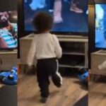 toddler stomps foot Burna Boy City Boys video