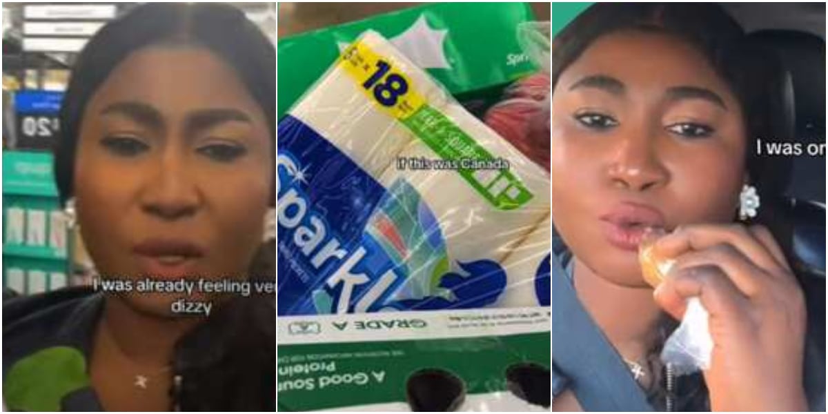 "Everything is cheaper here" - Nigerian lady who traveled from Canada to US for grocery shopping shares