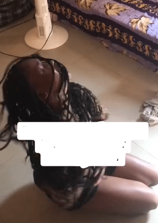 Lady shares video of cousin acting strangely after using attachment