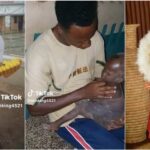 "You're my angel" - Man who picked baby by roadside flaunts transformation 
