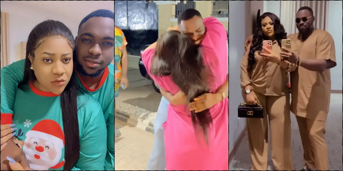 Nkechi Blessing and boyfriend reconcile, shares loved up moment