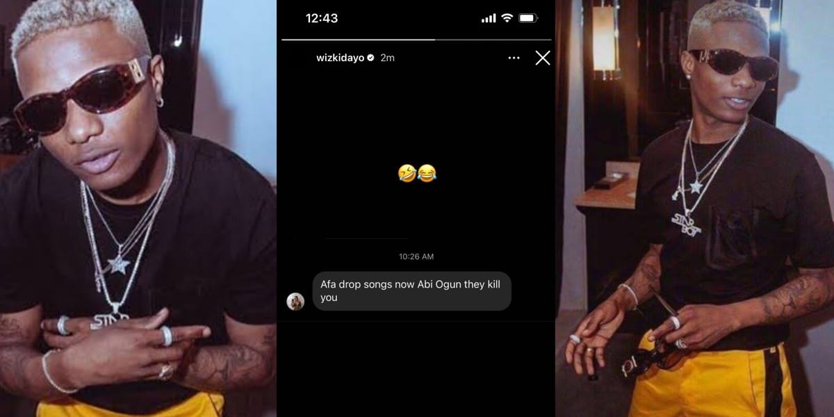 Wizkid threatened with 'god of iron' by fan to release new songs