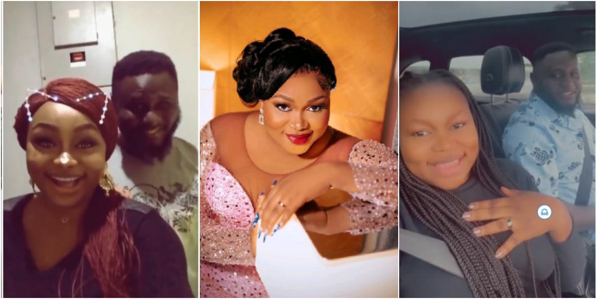 “Finally we get to see your husband” – Mixed reactions as video of Ruth Kadiri and mystery man gets fans talking