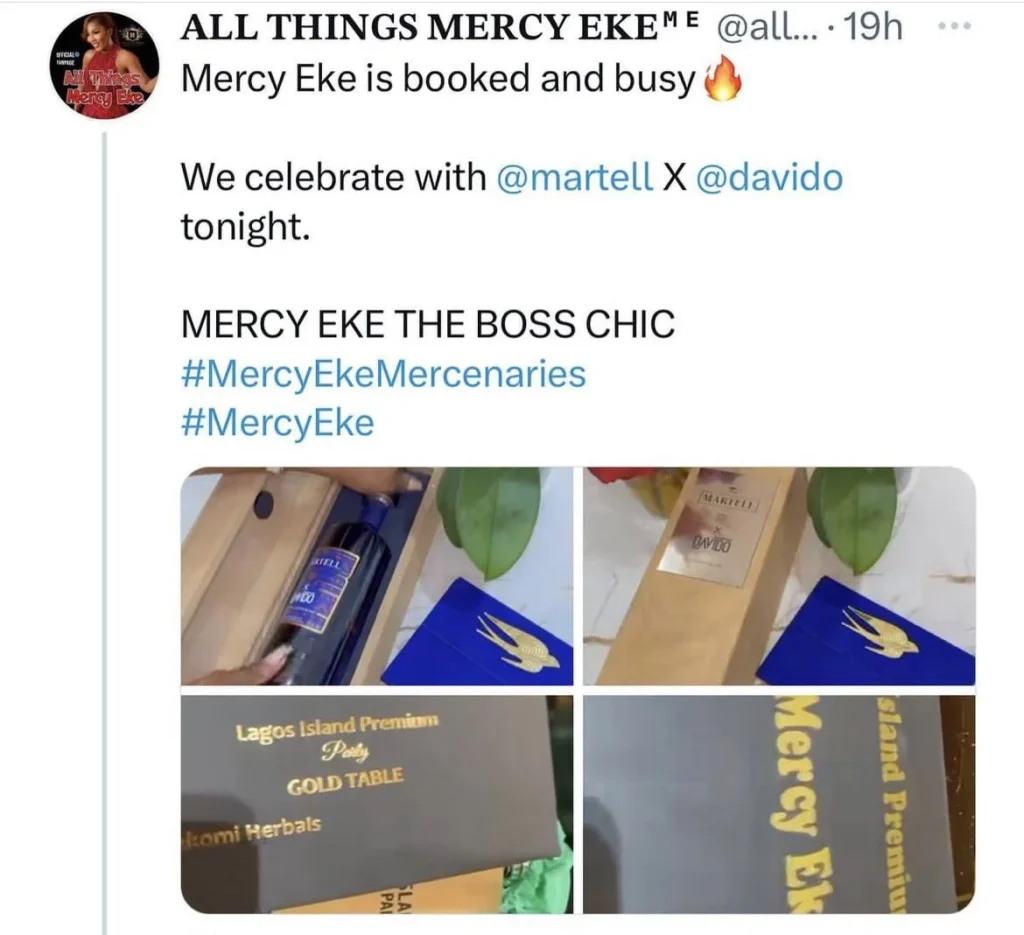 Martell snubs Tacha after she reached out to them, wanting to be an ambassador for their activation party, stick with Mercy Eke instead