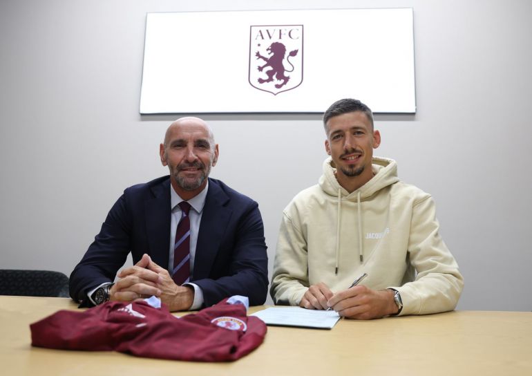 Aston Villa push for permanent deal for Barcelona loanee Lenglet, but deal "very unlikely"