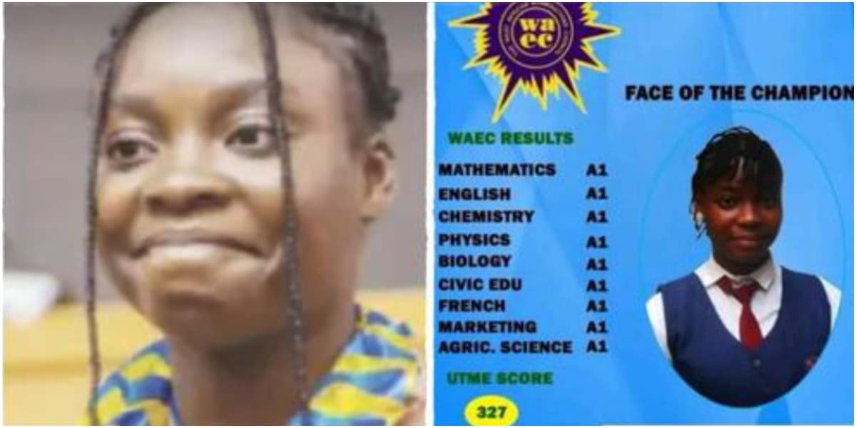 "1st prize winner" - Nigerian girl, Chioma Blessing Obidgbo, wins Top WAEC Award for 2022 examination