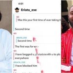 BBN Ese Eriata allegedly welcomes baby boy with married man, chat with man's wife leaks
