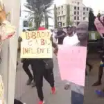 bobrisky benin youths protest