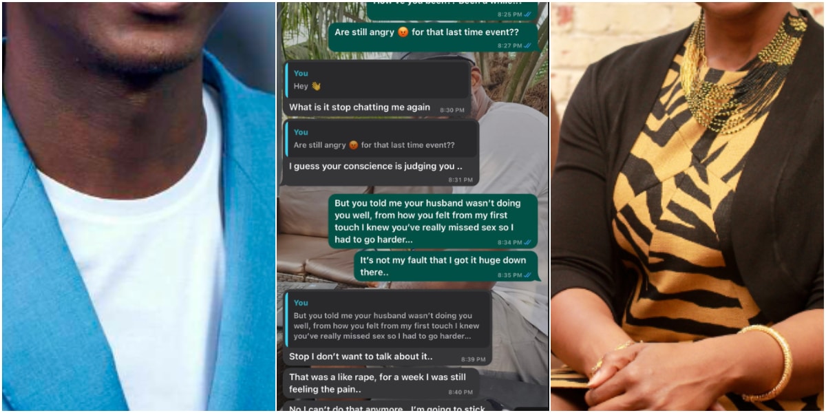 "I only pity her husband" - Man leaks chat with married woman; chat shocks many