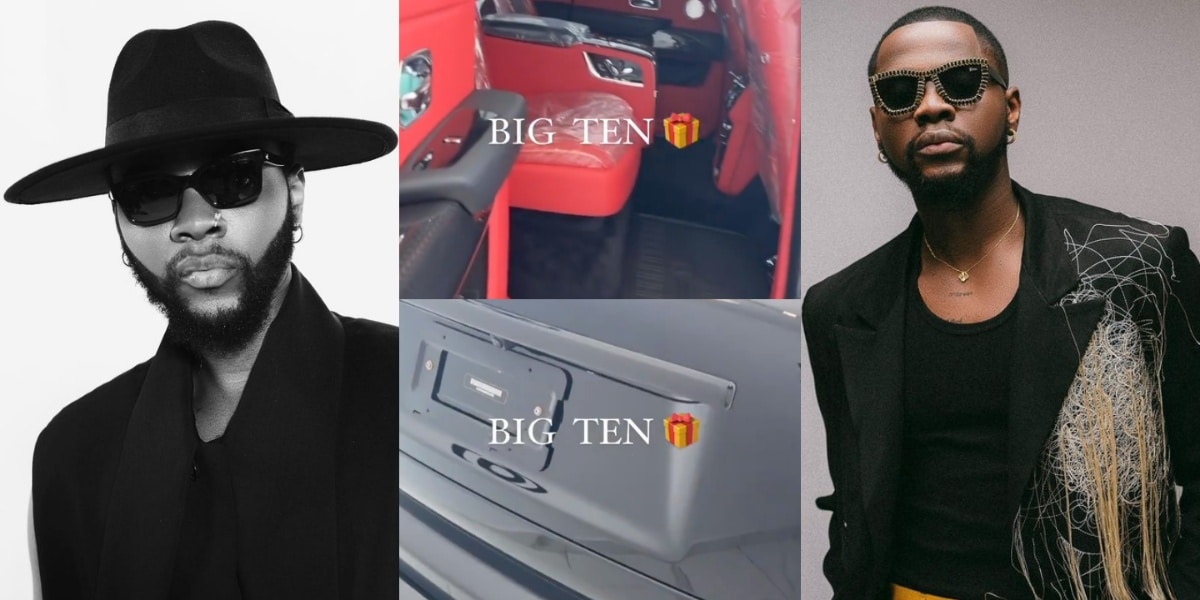 "Big Ten" – Kizz Daniel gifts himself a Rolls-Royce Cullinan as he marks a decade on stage