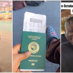 Lady over the moon as she finally gets visa, travels to Canada, reunites with husband after 2 years