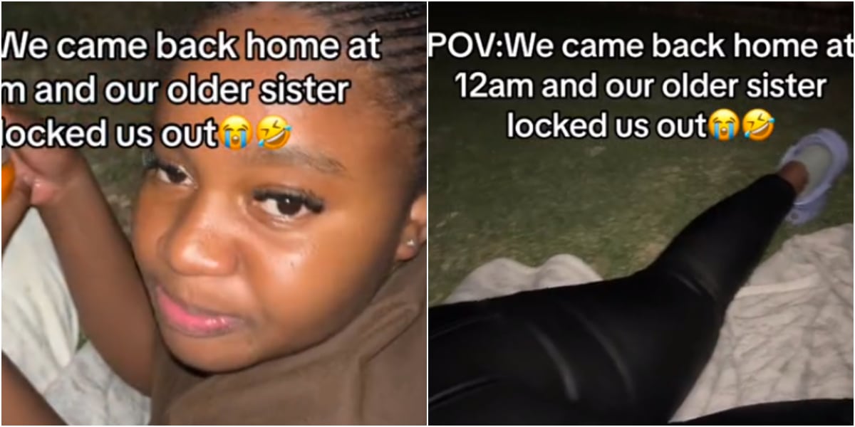 Lady shares unusual thing her elder sister did to her after returning home at 12 am