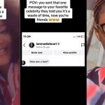 Leaked chat between Nadia Buari and lady caused buzz