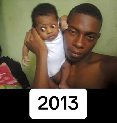 Man shares amazing transformation of him and his daughter after 10 years, photo stuns many