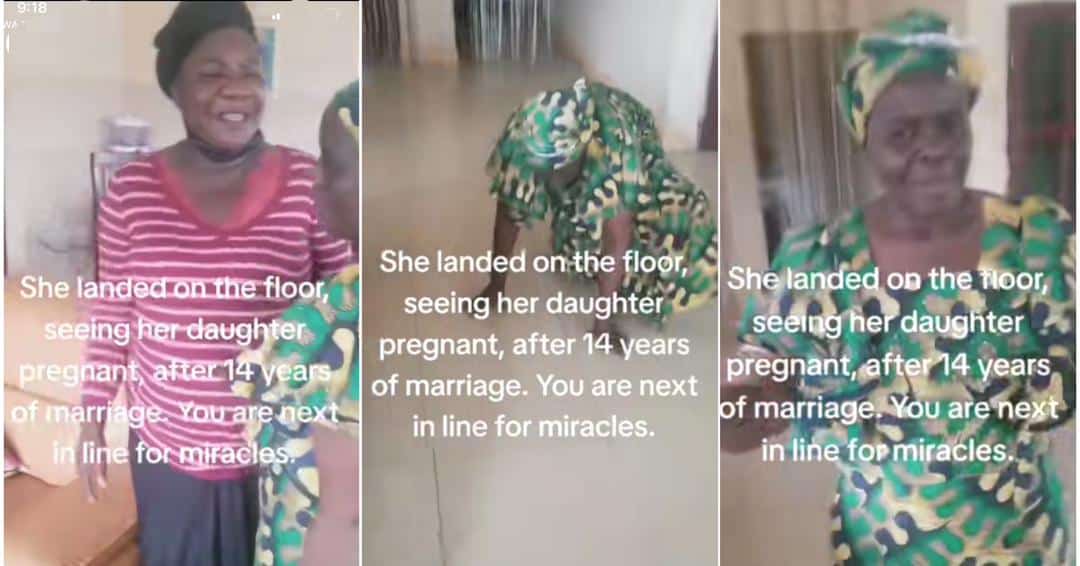 Mother in tears as daughter gets pregnant after 14 years marriage
