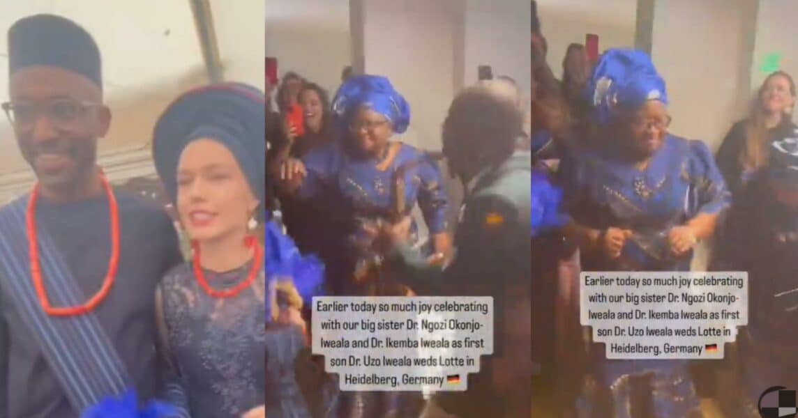 Ngozi Okonjo-Iweala son's wedding dancing steps