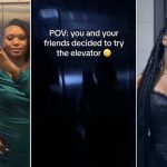 Nigerian lady who tried using elevator with friends shares aftermath