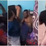"You get mind cheat on our sister" - Video shows three women assaulting a man over alleged infidelity