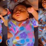 "Real copy and paste" - Nigerian father and son's identical sleeping positions break the internet