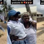 "Who will carry me like this?" - Lady's emotional hug with parents melts hearts online as she becomes family's first graduate