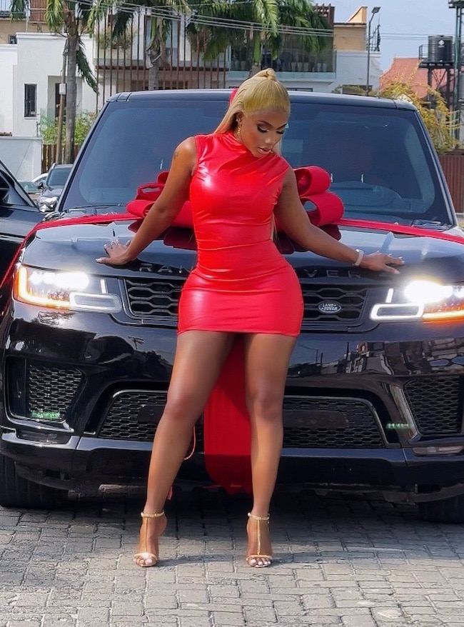 Mercy Eke gets herself new Range Rover as early Christmas gift