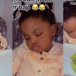 "Adenike, see food" - Nigerian mother wakes sleeping daughter with food aroma
