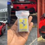 "Paid almost 400 million to clear it" - Nigerian man shows off imported 1 billion naira Ferrari car