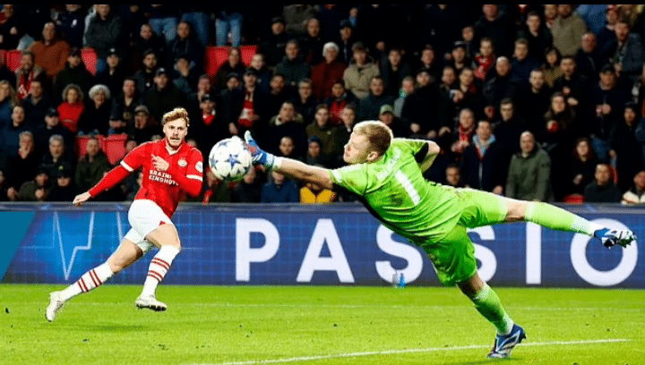 UCL: Arsenal end group stage with 1-1 draw against PSV