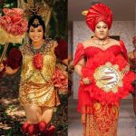 Photos of Celebrities' exquisite traditional attires to Mercy Aigbe's Ada Omo Daddy movie premiere