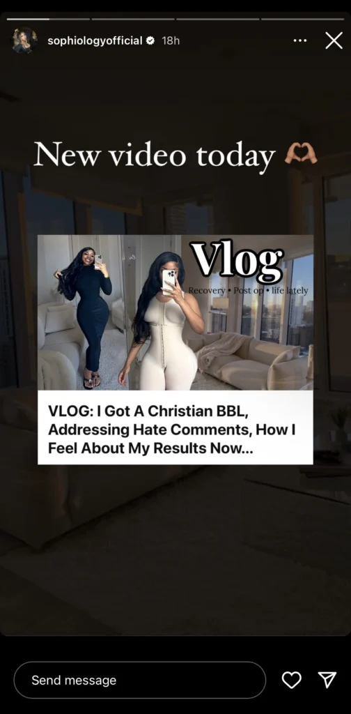 US based Nigerian lady causes stir as she does “Christian BBL”