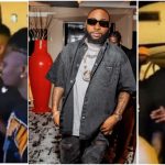 "Fan dey do pass himself" - Mixed reactions after Davido refused shaking hands with a fan in Asaba