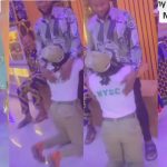 Lady storms her husband's shop after NYSC POP to appreciate him for sponsoring her