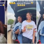 After 10 years, lady stuns many as she shares transformation photos of her once little bride