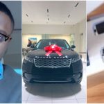 "Christmas comes early" - Man stuns many as he gifts himself brand new Range Rover worth millions of Naira
