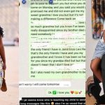 Imade's worrisome messages about her father Davido causes buzz
