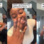 "Congratulations, Class of 2023" - Lady sets TikTok on fire with dance, shows off ring as she graduates from girlfriend to fiancee