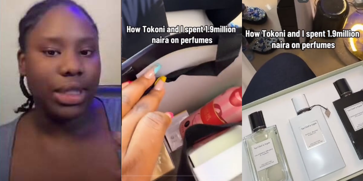 Lady splashes N1.9 million on perfumes, video goes viral