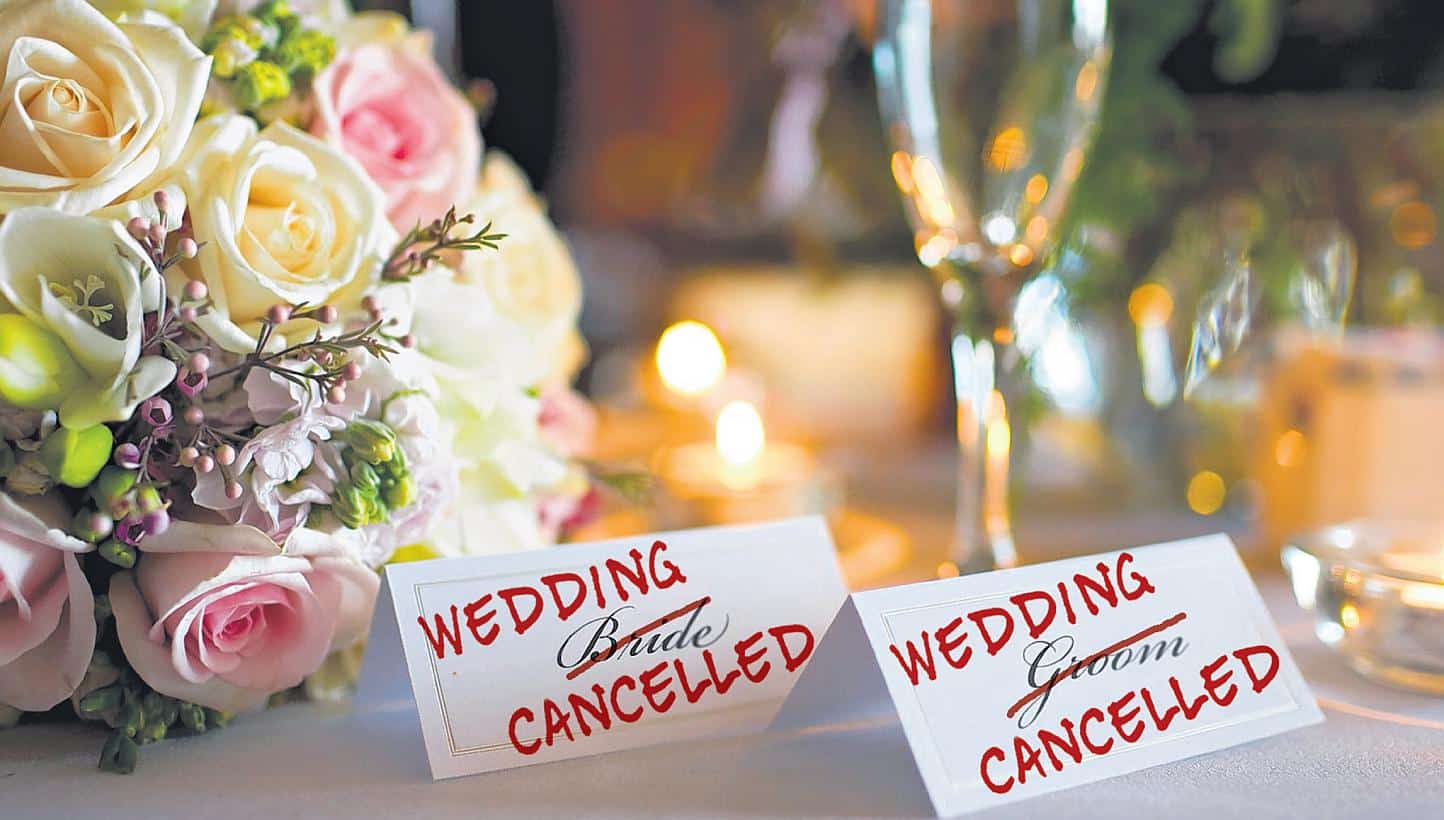 man cancels wedding bride slept ex-boyfriend