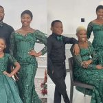 Real Warri Pikin melts hearts with cute family Christmas photoshoot