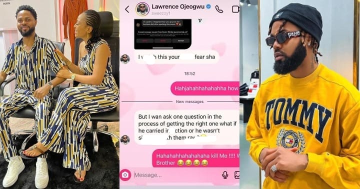 Regina Daniels' brother queries her in leaked chat, she responds