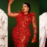 "If you don't like it, jump off a cliff" – Toyin Lawani slams critics over pepper-themed outfit