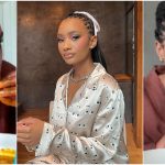 "It's like nothing have ever had" - Mer Eazi's wife, Temi Otedola tries Ghanaian fufu and palm nut soup