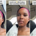 "This is abuse" - Lady shares disturbing encounter on bus, secretly records man's actions, and cries out