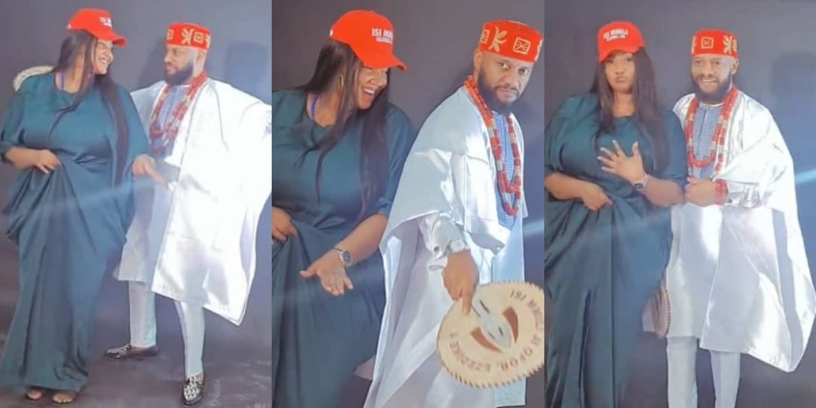 "The comment section is now open" – Yul Edochie says as he dances with wife, Judy Austin in new video